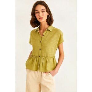 Camasa uni cu peplum imagine