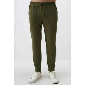 Pantaloni de trening slim fit cu snur - Kaki - imagine