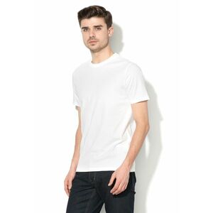 Tricou de bumbac cu decolteu la baza gatului imagine