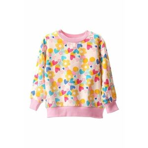 Bluza de trening cu imprimeu floral imagine