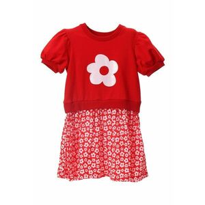 Rochie-combi cu imprimeu floral imagine
