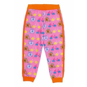 Pantaloni de trening cu imprimeu cu bicicleta imagine