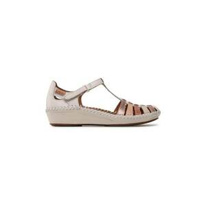 Sandale dama - 301916 - Piele naturala - Ecru imagine