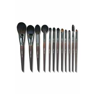 Set - - Essentials” - 12 pensule profesionale handmade din par natural/fibra sintetica - ™ imagine