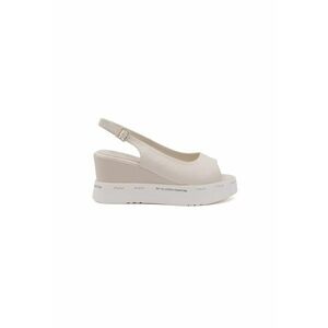 Sandale wedge din piele ecologica imagine