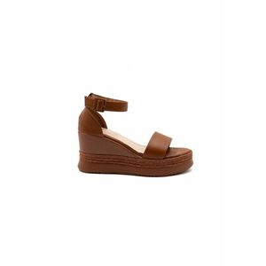 Sandale wedge cu catarama imagine