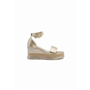 Sandale wedge cu catarama imagine