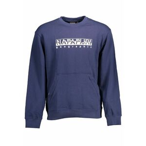 Hanorac B-Sella barbati - fara gluga - cu imprimeu cu logo - Regular fit - Bleumarin imagine