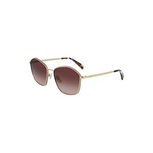 Ochelari de soare hexagonali cu lentile in degrade - Maro taupe - imagine