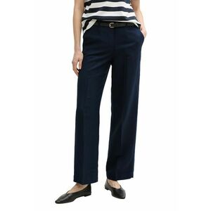 Pantaloni din amestec de in cu pliuri imagine