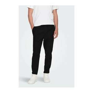 Pantaloni barbati - 46888 - Bumbac - Negru imagine