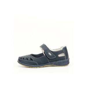Balerini piele naturala Anisoara bleumarin M4 8019 imagine
