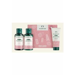 Set cadou Hydrate & Quench Vitamin E Skincare Gift - Lotiune demachianta pentru ten Vitamin E 60ml - Lotiune tonica pentru ten Vitamin E 60ml - Crema hidratanta de zi Vitamin E 20ml imagine