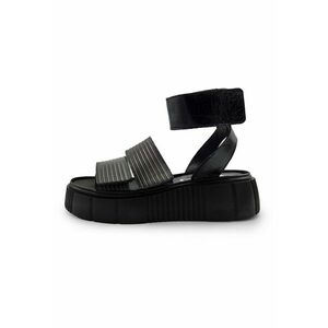 Sandale wedge din piele imagine
