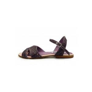 Sandale din piele cu aspect texturat imagine