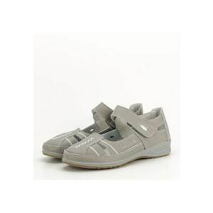 Balerini piele naturala Aurora gri M5 1696 imagine