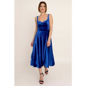 Rochie din catifea cu spate decupat Electra imagine