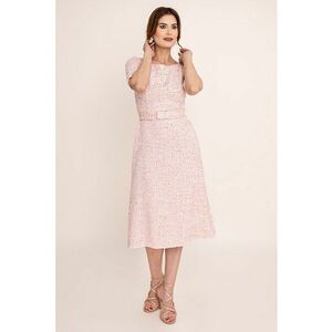 Rochie midi cu maneci medi Aida imagine