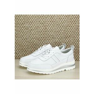 Sneakers alb din piele naturala 5089 M2 12597 imagine