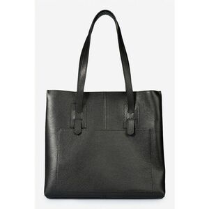 Geanta tote din piele cu aspect granulat imagine