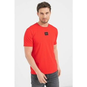 Tricou din bumbac cu aplicatie logo Diragolino imagine