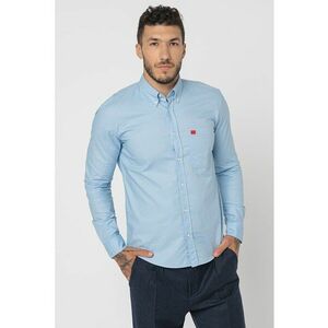 Camasa slim fit cu buzunar pe piept Evito imagine