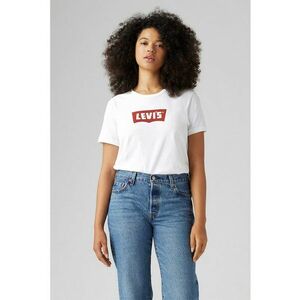 Tricou cu decolteu rotund si imprimeu logo imagine
