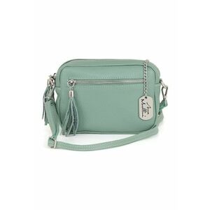 Geanta crossbody din piele cu canafi imagine