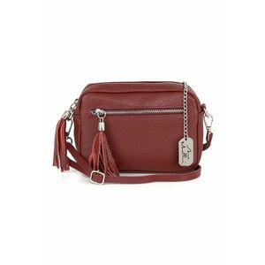 Geanta crossbody din piele cu canafi imagine