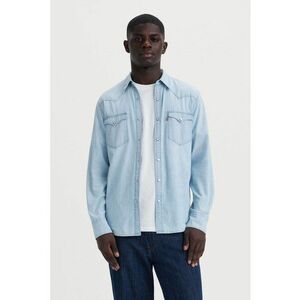 Camasa de denim cu buzunare pe piept Barstow imagine
