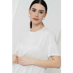 Tricou reguler fit cu decolteu la baza gatului imagine