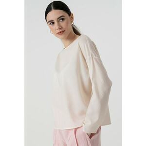 Bluza din lyocell cu maneci cazute imagine