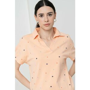 Tricou polo cu croiala lejera imagine