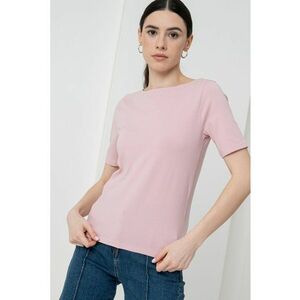 Tricou cu decolteu barcuta imagine