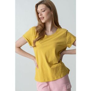 Tricou cu decolteu rotund imagine