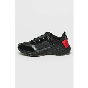 Pantofi de piele ecologica cu insertii de plasa imagine
