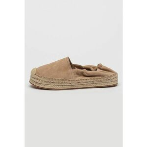 Espadrile de piele intoarsa cu aplicatii de iuta Madeira imagine