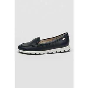 Pantofi loafer din piele ecologica cu model uni imagine