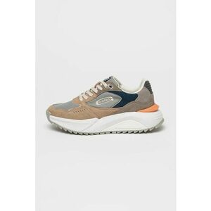 Pantofi sport wedge din piele intoarsa si material textil Duko imagine