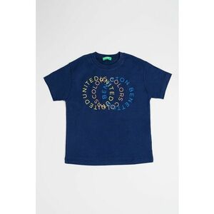 Tricou de bumbac cu imprimeu logo imagine