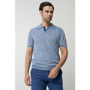 Tricou polo slim fit din amestec de bumbac imagine