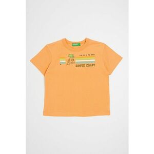 Tricou de bumbac cu imprimeu grafic imagine