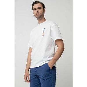 Tricou cu decolteu la baza gatului si maneci cazute imagine