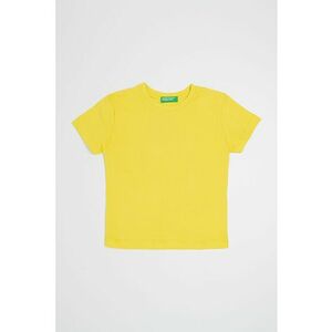 Tricou cu decolteu la baza gatului si imprimeu pe partea din spate imagine