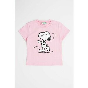Tricou de bumbac cu impriemu Peanuts imagine