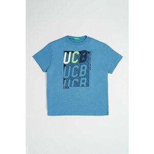 Tricou de bumbac cu imprimeu logo imagine