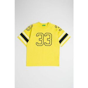 Tricou de bumbac cu imprimeu text imagine