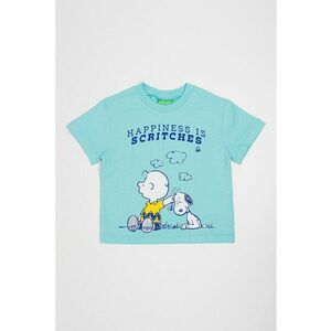 Tricou cu decolteu la baza gatului si Peanuts imagine