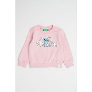 Bluza sport cu decolteu la baza gatului si Stitch imagine