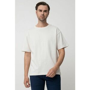 Tricou din bumbac cu imprimeu supradimensionat pe partea din spate imagine